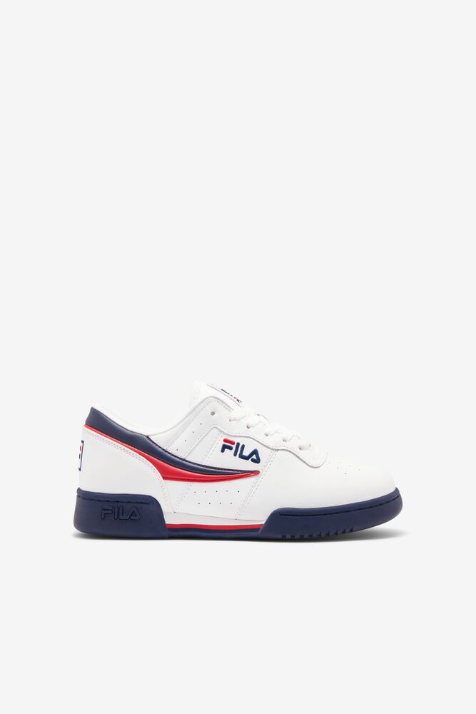 Fila Sneakers Barn Hvite Original Fitness 308249-RWO